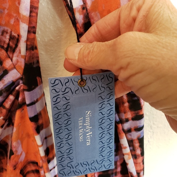 SIMPLY VERA VERA WANG Career Cross Blouse - Picture 6 of 7